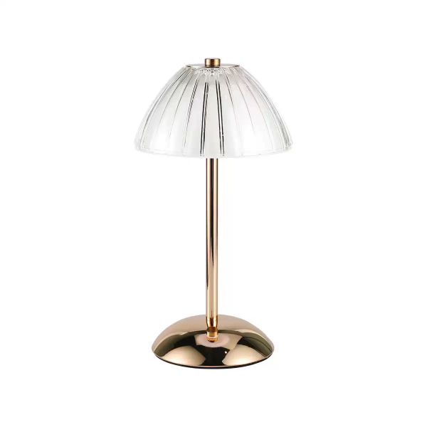 Gold Jelly Cordless LED Table Lamp - Rechargeable 2000mAh Portable Light