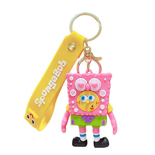Dress-Up Pink SpongeBob SquarePants Keychain