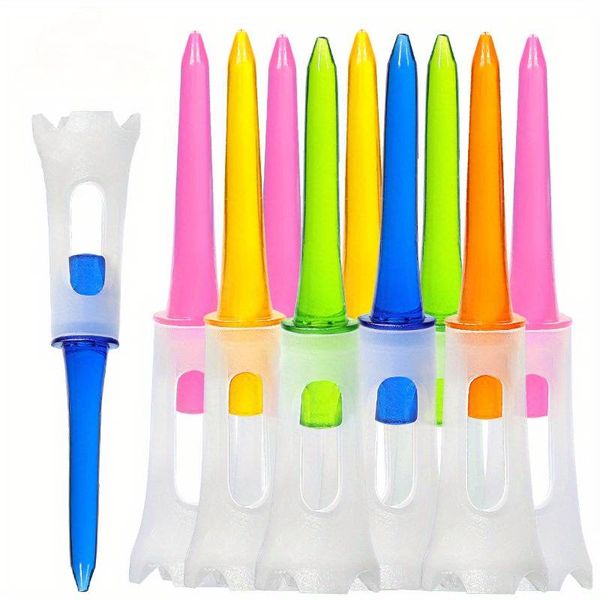 10 Pieces Double Layer Design Golf Tees