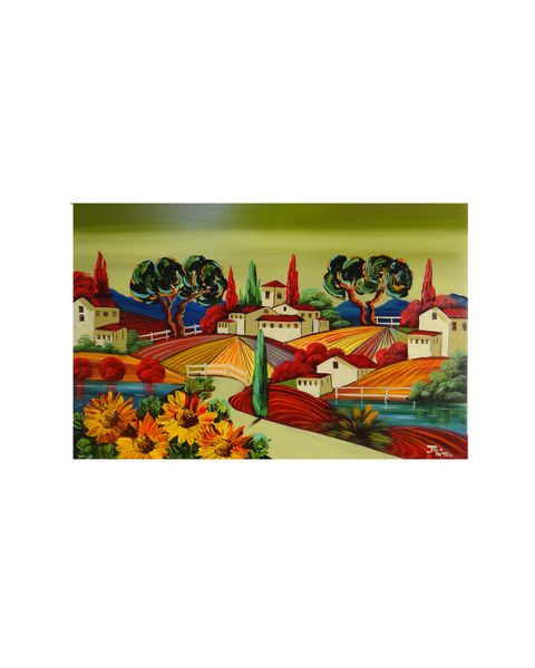 Exclusive Home Decor-Sunflower oil painting-Vibrant Wall Art-120cm x 80cm