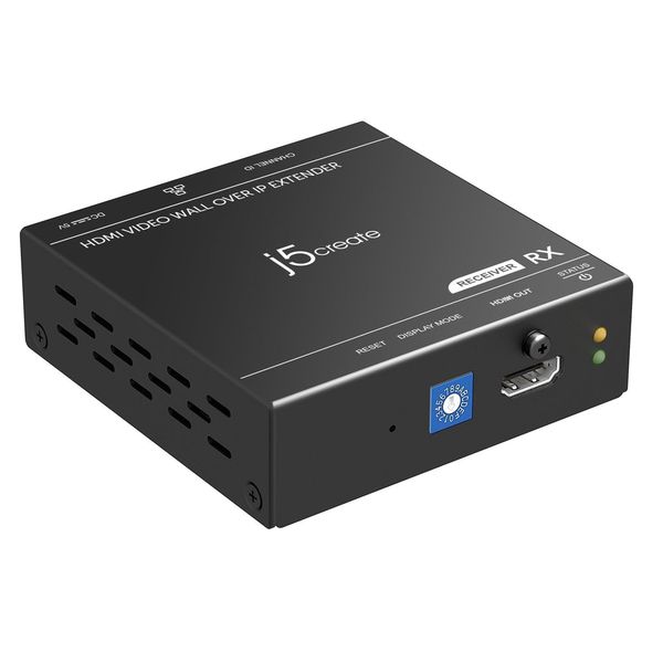 J5Create JVAE52-RX HDMI Video Wall Over IP Extender - Receiver Kit
