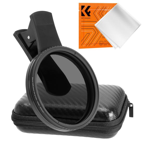 K&amp;F Clip-On CPL and Black Mist Combo Filter for Mobile Phones | KF01.2900V2
