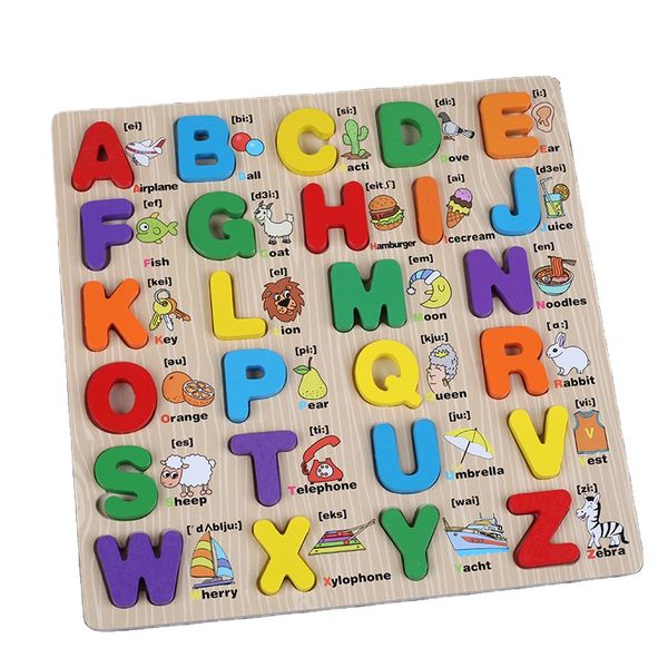Toddlers Alphabet Blocks - ABC Puzzle for Kids
