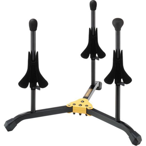 Hercules DS513BB 2 Trumpets Cornets with 1 Flugelhorn Stand with Bag