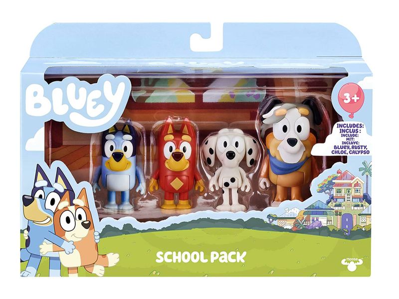 Bluey - Figure - 4-Pack - Season 3 and 4
