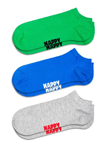 3-Pack Solid Low Socks