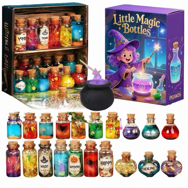 PEISKOS 80pcs Magic Potion Making Kit Fun DIY Crafts Toys Gift for Kids