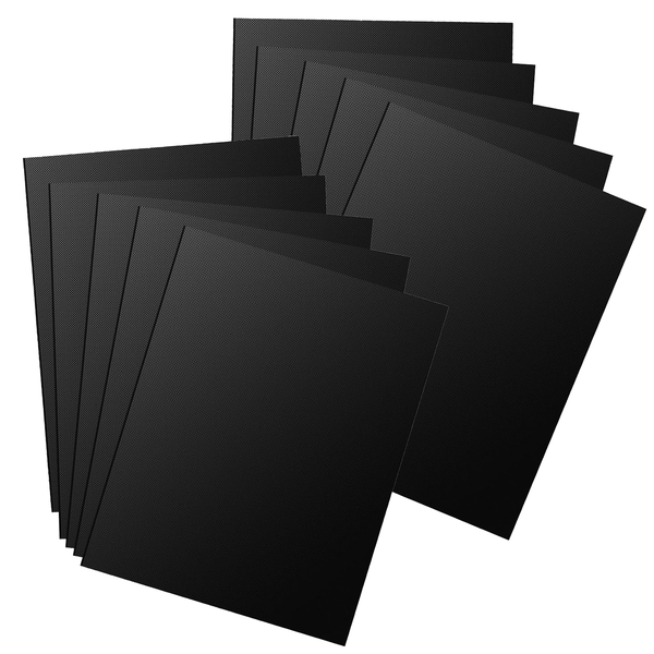 10Pk BBQ Grill Mats 40x33cm 0.2mm Nonstick Reusable Heat-Resistant Braai