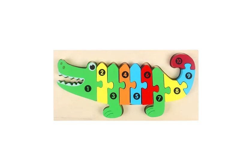 Educational Wooden Shape Matching Jigsaw Toy for kids - AiroPlane