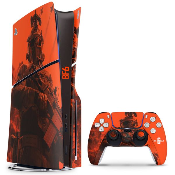 Decal Skin Compatible with PS5 Slim (Disc): Battlefield 6 Engineer (Decal Only)