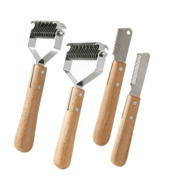 Dog/Cat Grooming Undercoat Rake Dematting Tool Set