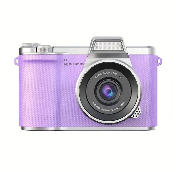 4K Digital Vlog Camera W/ 48MP Photos, Flip Screen &amp; CCD