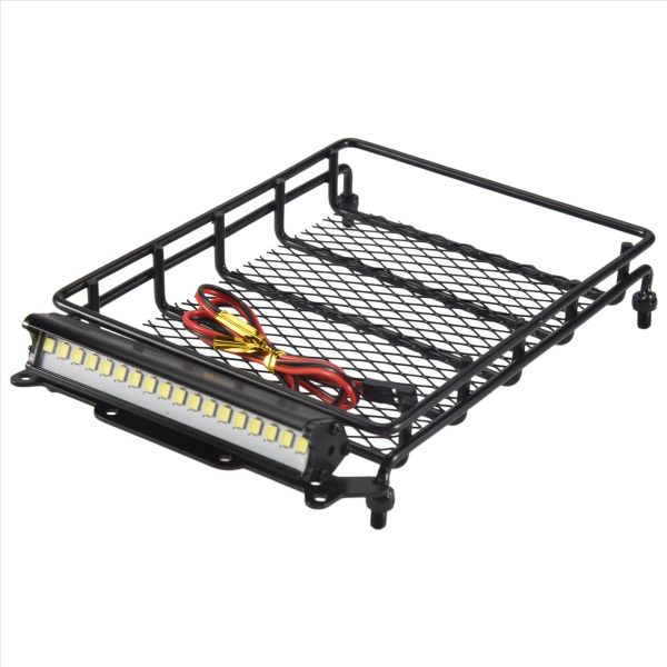 for MN D90 D91 D99 MN90 MN99S 1/12 RC Car Metal Rack with LED Light