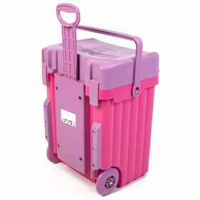 Cadii Bag - CSB-3349 - Pink Body and Lilac Trim with Dividers and ...
