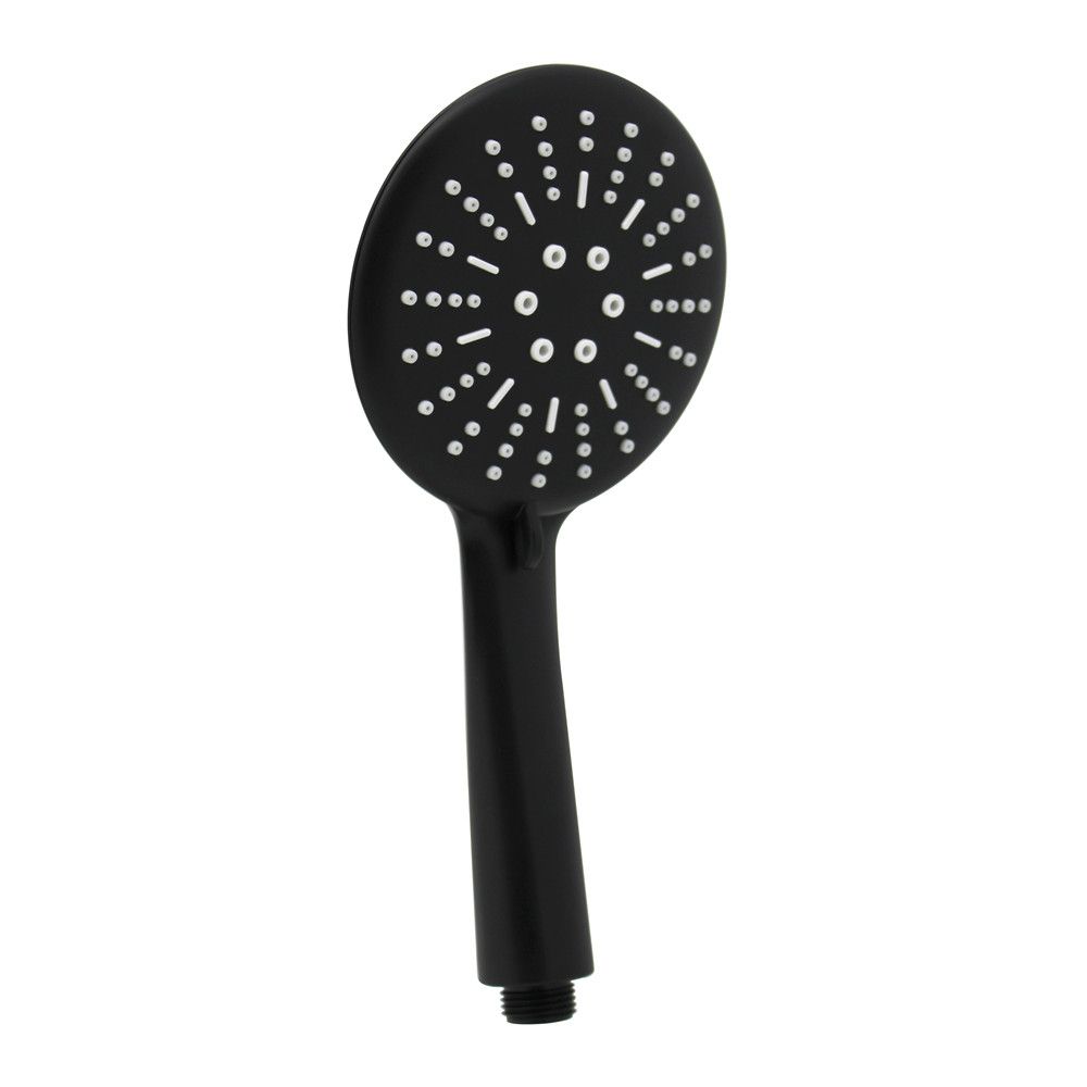 Shind Lightweight RubberNozzles Hand Shower Head Black Shop Today