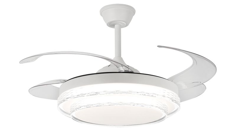 Stylish 42" Ceiling Fan with Quiet DC Motor and Extendable Blades - FCF094