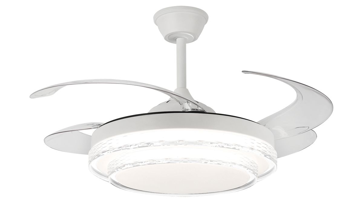 Stylish 42" Ceiling Fan with Quiet DC Motor and Extendable Blades - FCF094