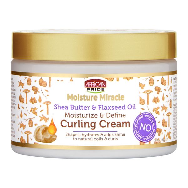 African Pride - Moisture Miracle Shea Butter &amp; Flaxseed Styling Creme