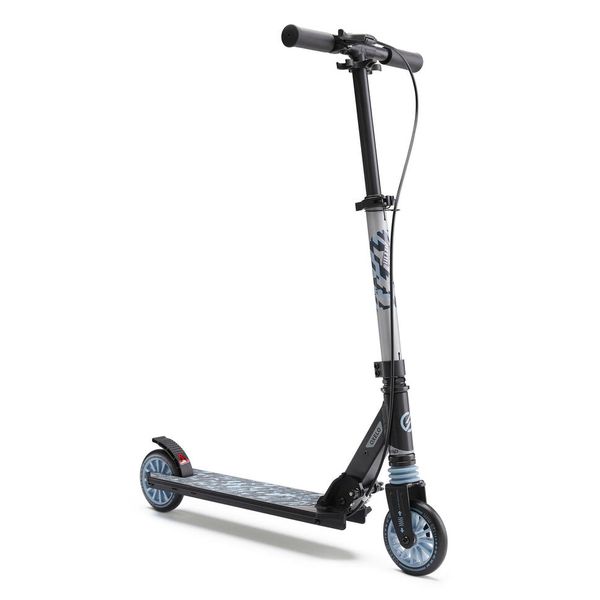 Oxelo Kids Handlebar Brake and Front Suspension Scooter - Mid 5 - Ages 12 Years