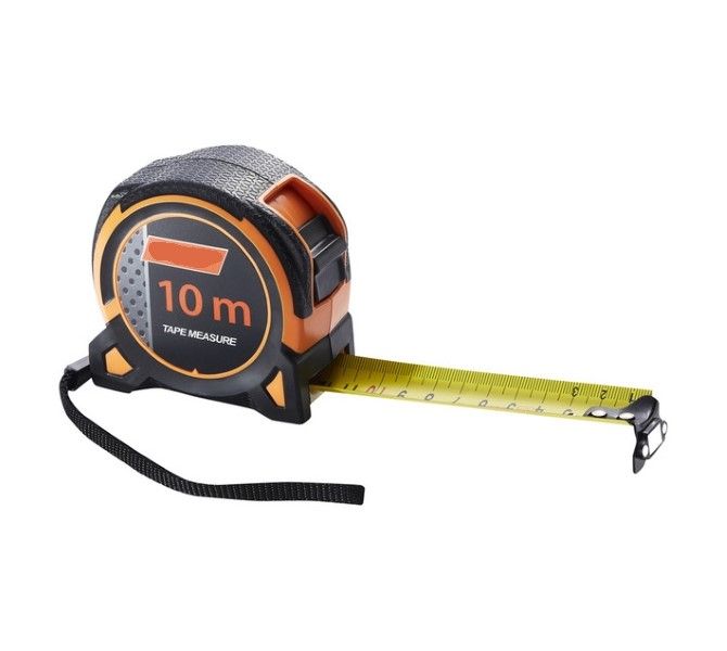 Tape Measure Black/Orange 10m