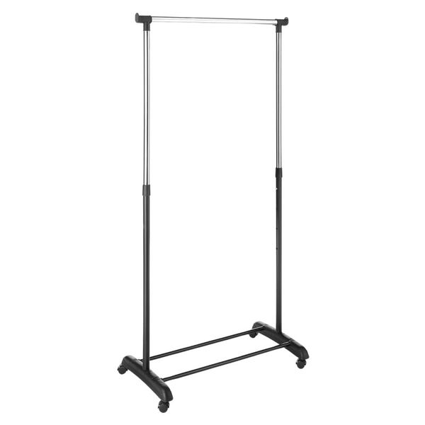 Single Pole Telescopic Clothes Rack