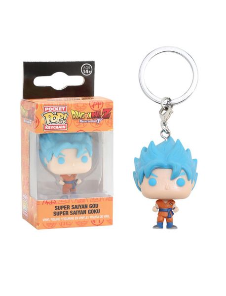 Pocket POP! Dragon Ball Z Keychain - Super Saiyan God Super Saiyan Goku