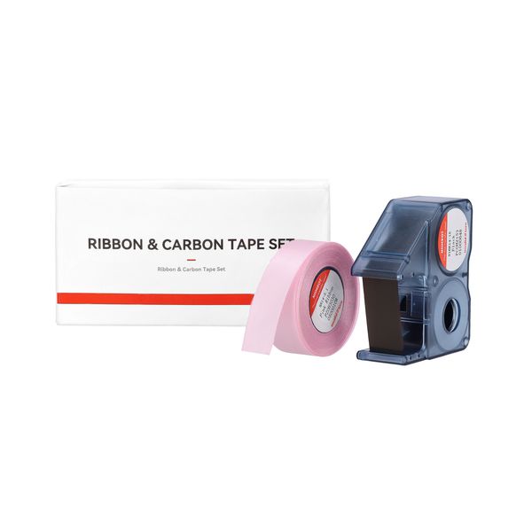 Niimbot - N1 Only - Satin Ribbon &amp; Carbon Tape Set - 14mm x 5.1 Meters