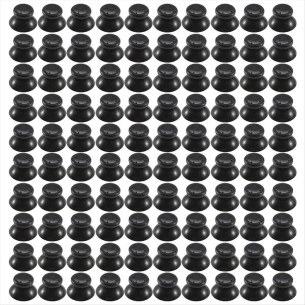 100 Pcs 3D Analog Joystick Thumb Stick Grip Cap Button for Xbox 360