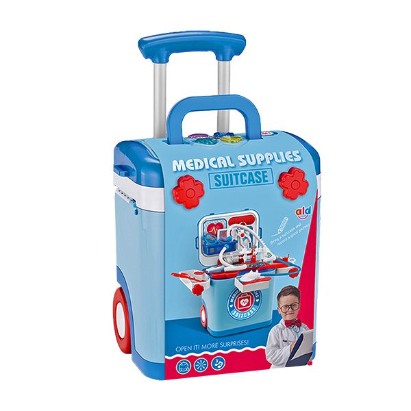 Kids Medical Supplies Pretend Suitcase Playset