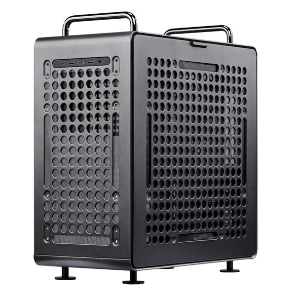 Cooler Master QUBE 540 ATX Case W/ TG+ 120mm BK Fan+USB-A/C 3.2-Black