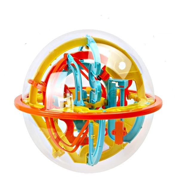 Maze Ball, 3D Interactive Sphere Game with 100 Obstacles