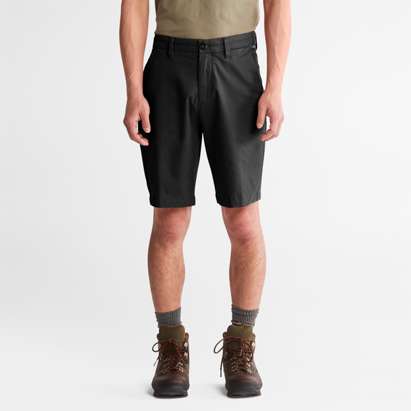 Timberland Squam Lake Stretch Chino Shorts For Men In Black