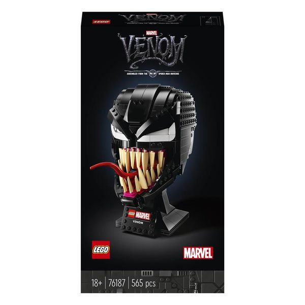 LEGO Marvel Spider-Man Venom Mask Adult Set 76187