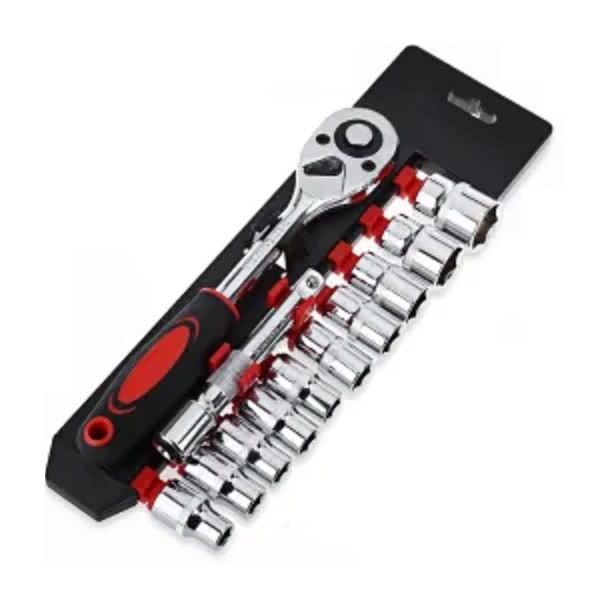 12 Piece Ratchet Socket Set with Extension Bar 4mm to 13mm | Shop Today ...