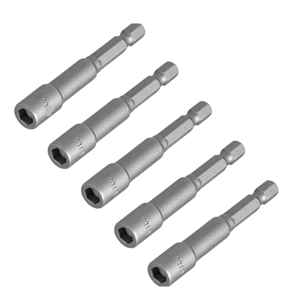 5 Pieces 11mm Hexagon Magnetic Nut Setters