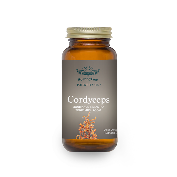 Soaring Free - Cordyceps Mushroom Capsules 90 x 500mg