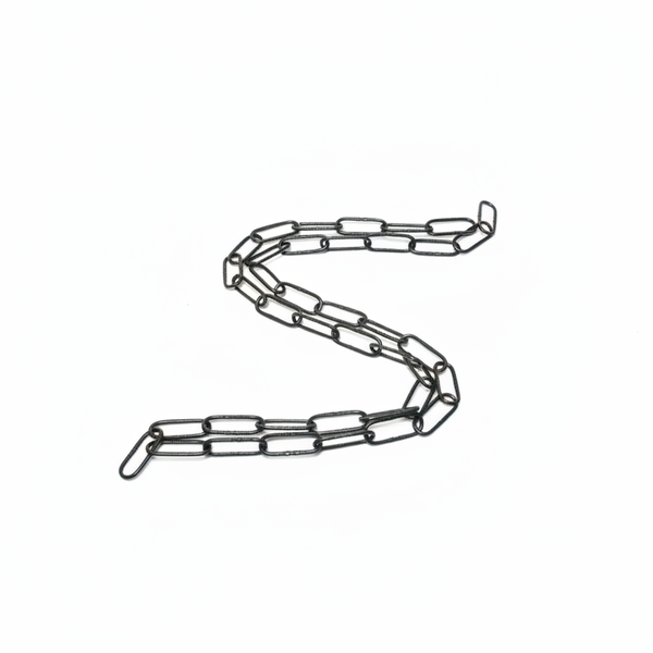 Krafft Black Spanish Chain 3.3mm x 52mm x 15m - Durable Utility - 2 Pack