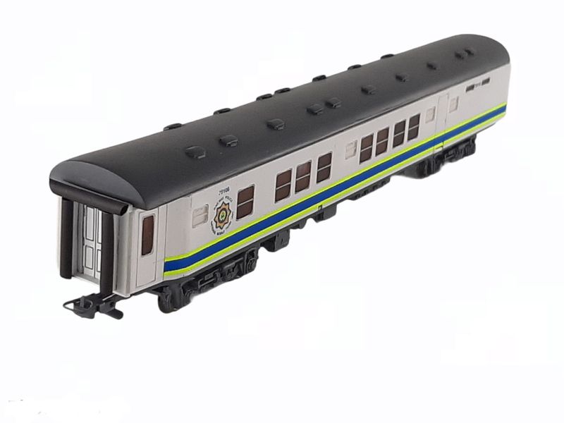 South African Metro Police Model Train Coach