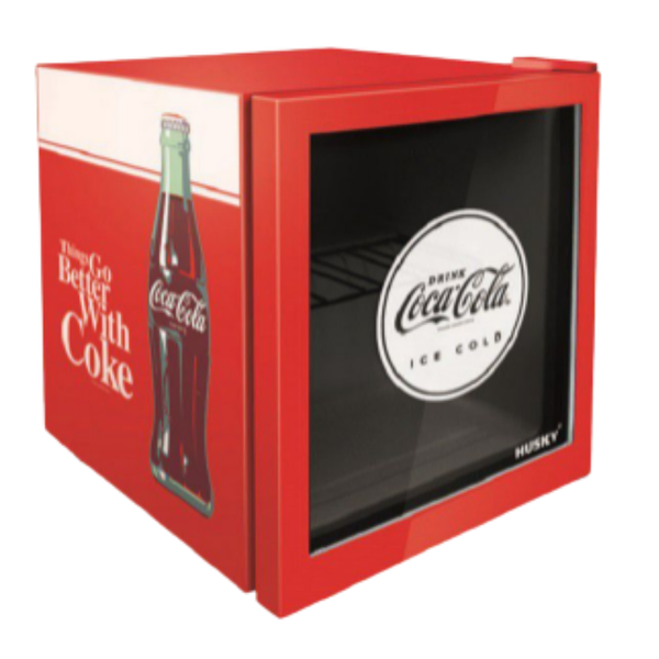 46L Coca-Cola Counter-Top Glass Door Beverage Cooler - Red (SC-46R)