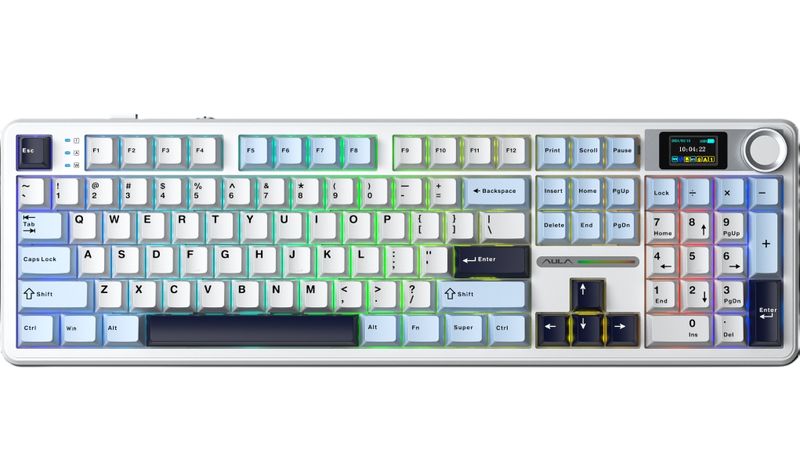 AULA F108 Wireless Gamining Mechanical Keyboard
