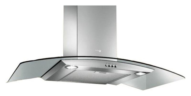 Elica 10/PANTHEON 90 Wall Mounted Cooker Hood - 90cm -Glass