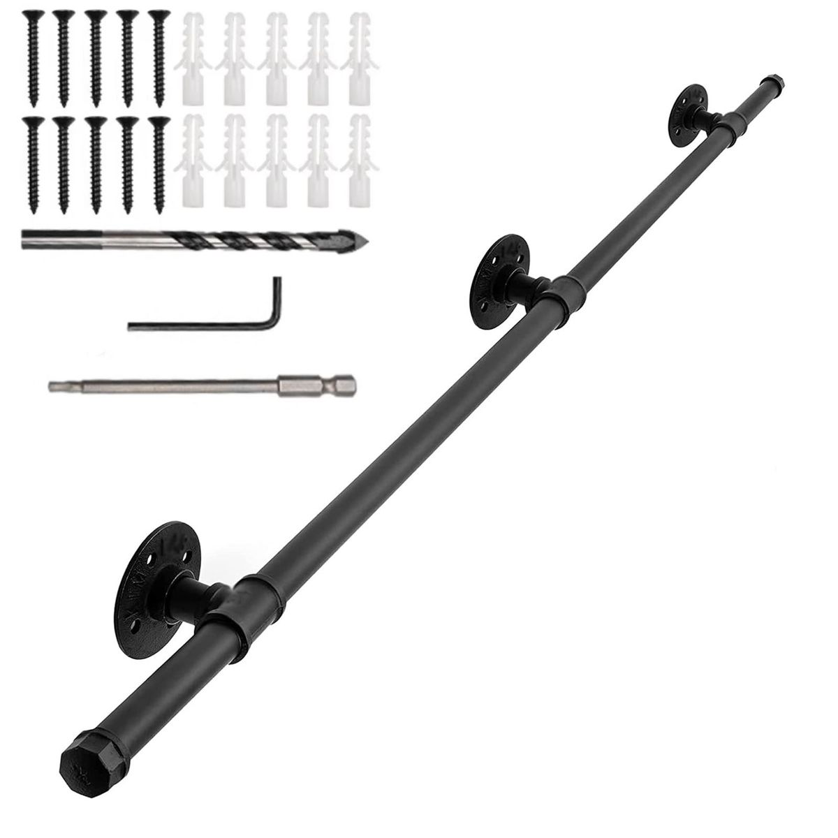 DIY Handrail Staircase Non-Slip Grip Splicing Hand Railing Safety - 150/180CM