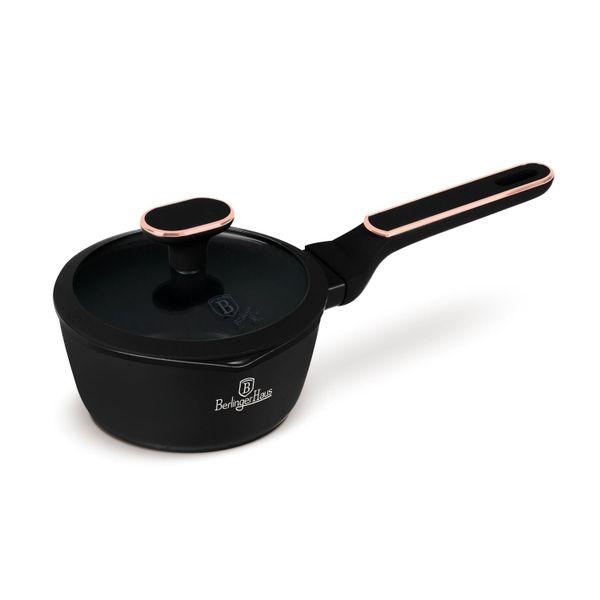 Berlinger Haus 16cm Titan Pro Non-Stick Sauce pan - Black Rose