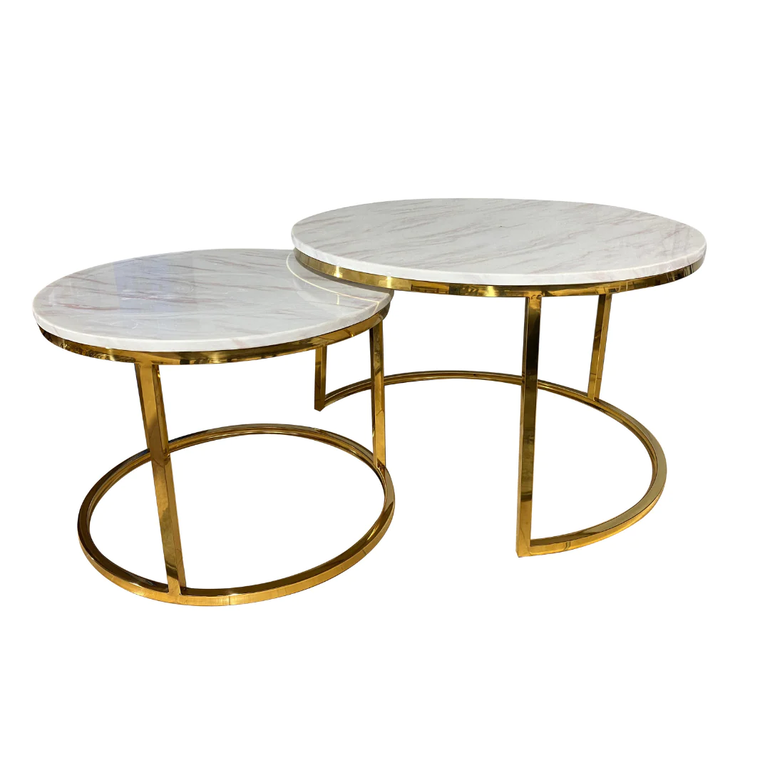Marble Top Nesting Coffee Tables 2 Pack Shop Today. Get it Tomorrow