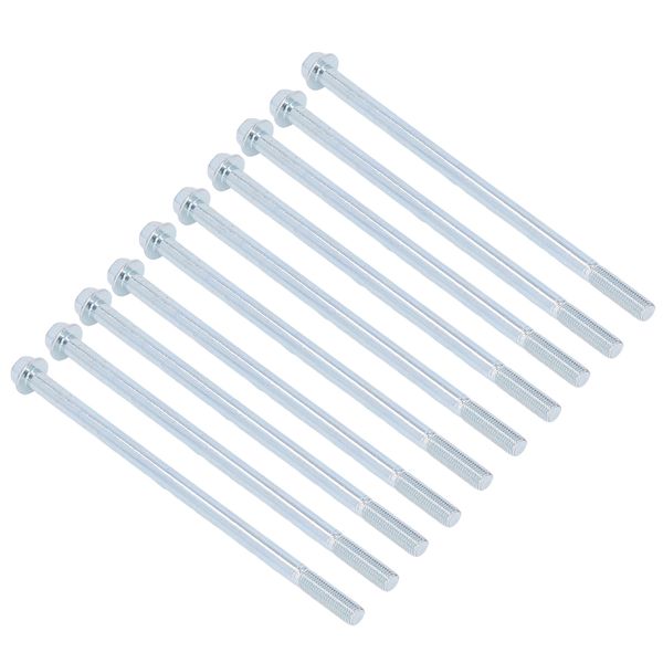 Fine Thread Half Thread Bolt Carbon Steel 10x210 Compatible with Machinery