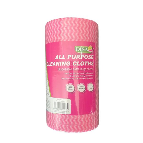 Disa - All Purpose Cleaning Cloths - 100 Piece - Blue