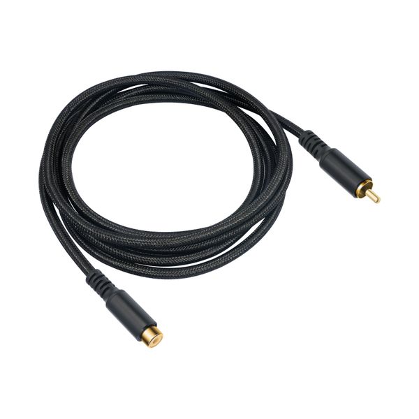 1.8M RCA Male to Female Audio Video Extension Cable