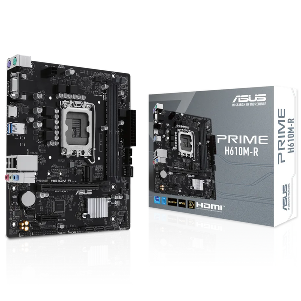 ASUS PRIME Motherboards H610M-R-SI LGA1700 DDR5 Micro ATX PC Motherboard