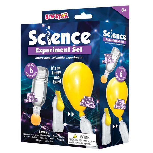 Sew-Star Balloon and Ball Science Experiment Kit for Kids