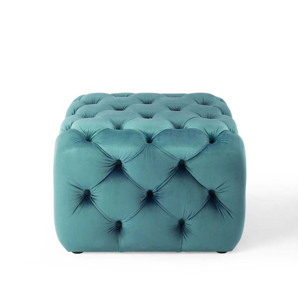 Amour in Tufted Button Square Ottoman Collection
